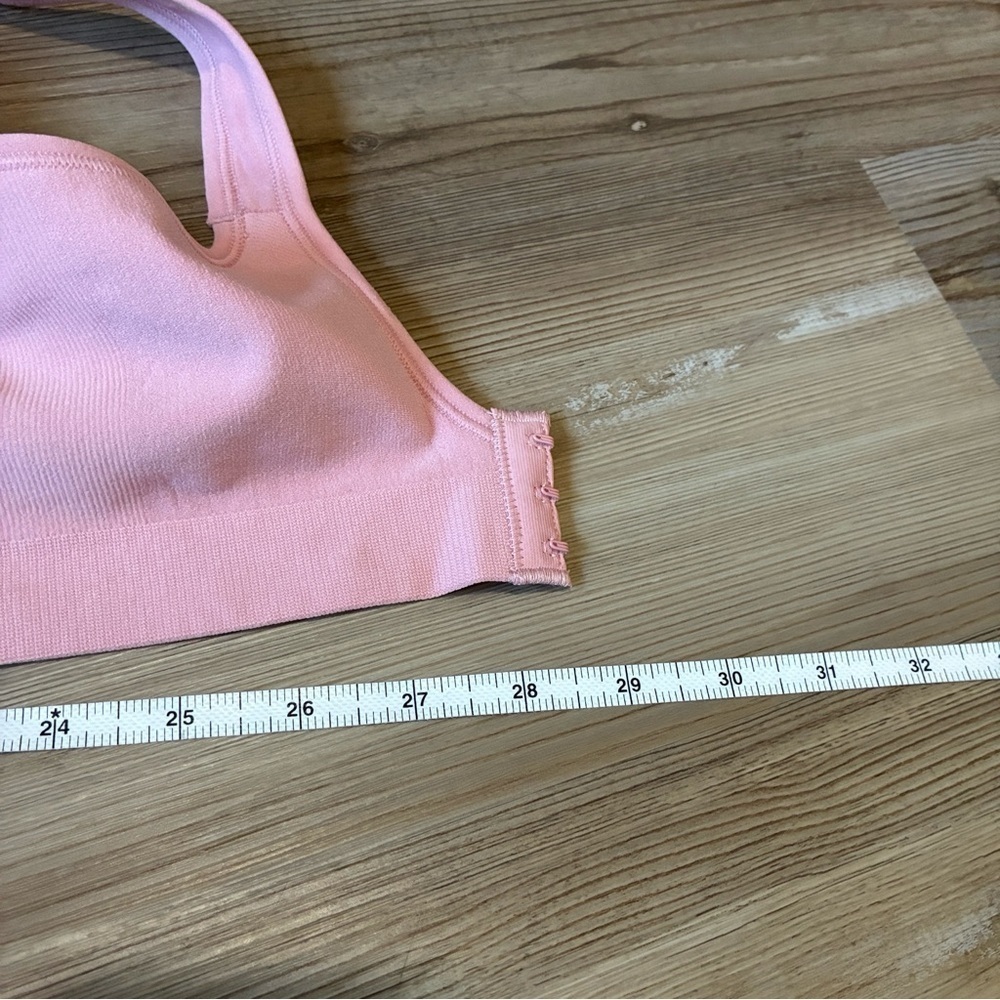 Truekind Daily comfort Wirefree Shaper bra Hook & Eye Rose tan Size XL NEW - Picture 9 of 11